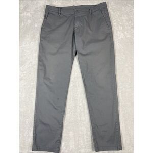 BIRD DOGS Mens Boom Golf Pants 36x33 (36x30) Gray Stretch Chino Casual